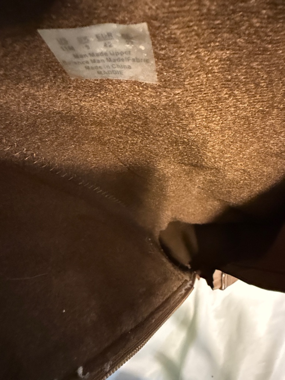 Women's Tan Knee-High Buckle Heeled Boots - Picture 4 of 4